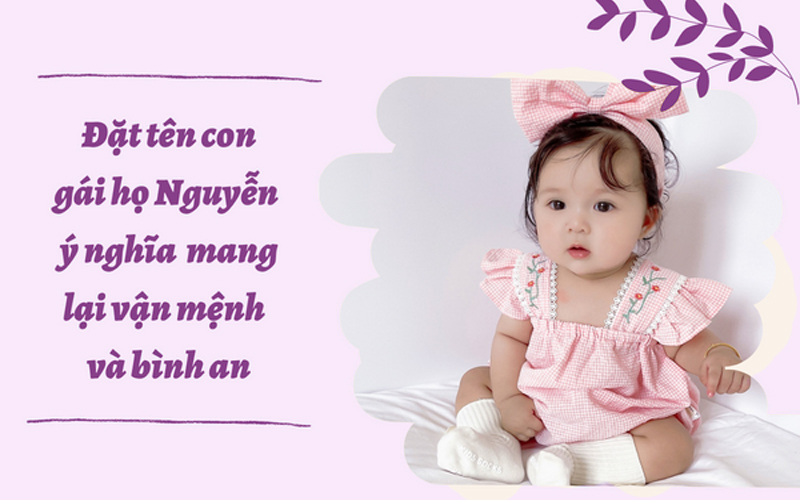 đặt tên con họ nguyễn