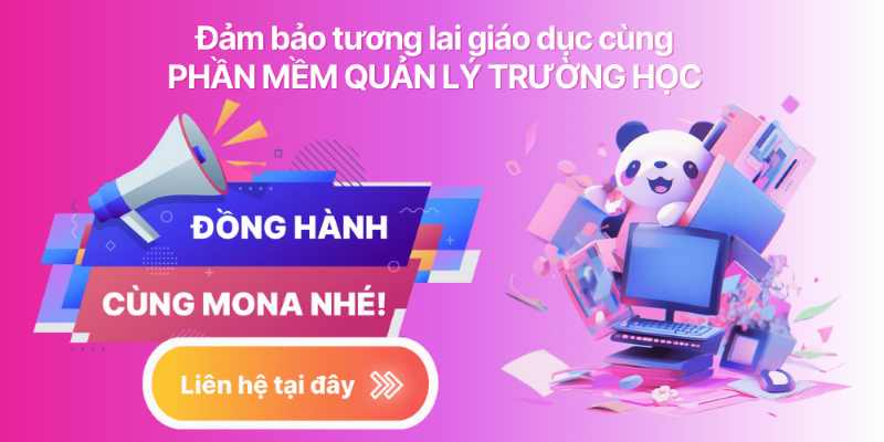 phần mềm quản lý trường học MONA