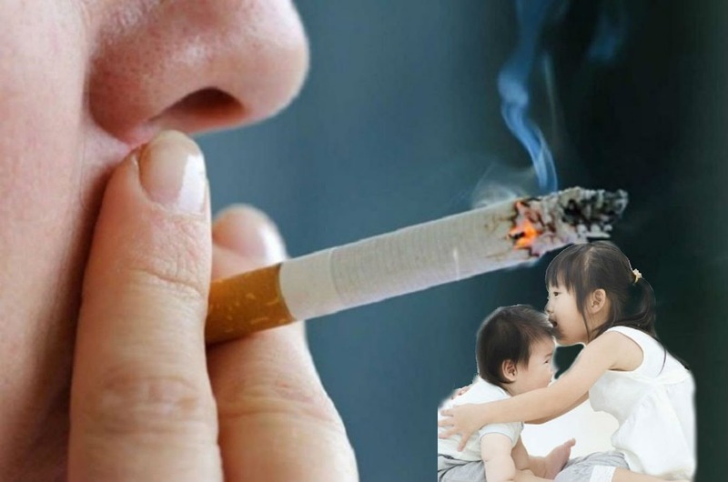 Người hút thuốc lá không nên đến thăm trẻ sơ sinh
