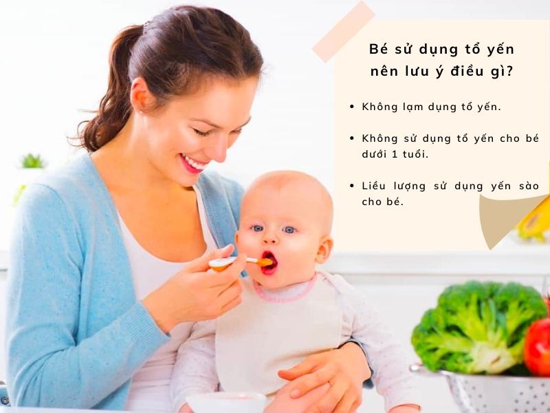 Những lưu ý quan trọng khi cho trẻ dùng yến sào