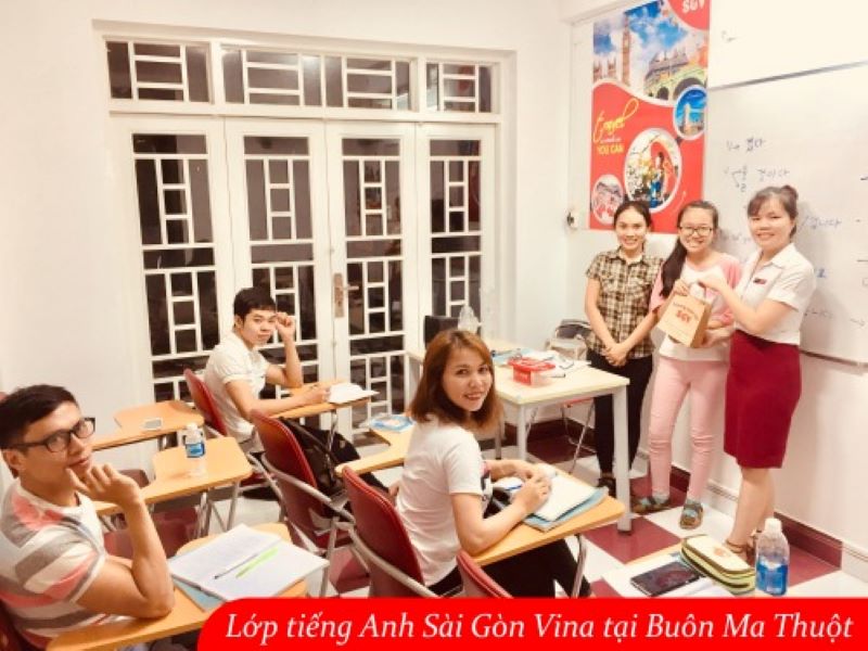 Trung tâm tiếng Anh Sài Gòn Vina ở Đắk Lắk