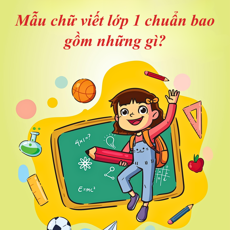 mẫu chữ viết lớp 1 chuẩn