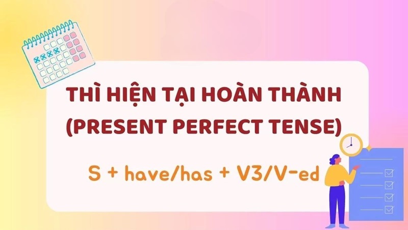 Công thức thì hiện tại hoàn thành