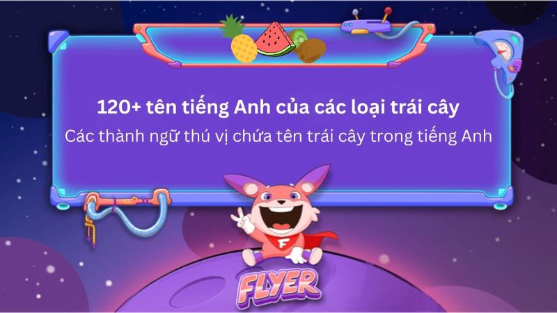 Thành ngữ các loại trái cây thông dụng trong tiếng Anh