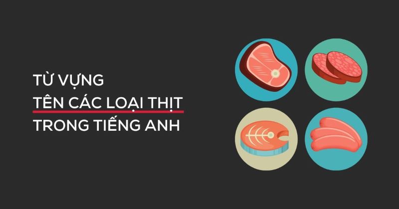 Từ vựng tiếng Anh theo chủ đề thịt