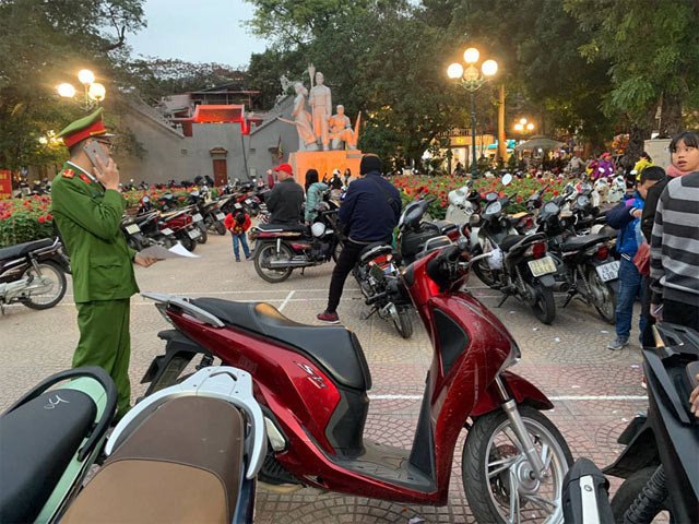 Bãi giữ xe vi phạm giao thông