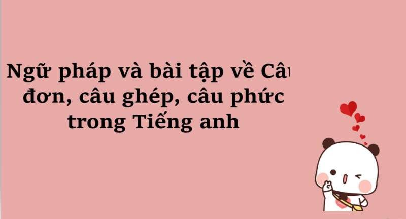 Bảng so sánh đặc điểm nhận biết câu đơn, câu ghép, và câu phức trong tiếng Anh