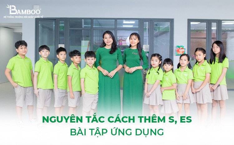 Biểu đồ minh họa quy tắc thêm s và es vào từ tiếng Anh