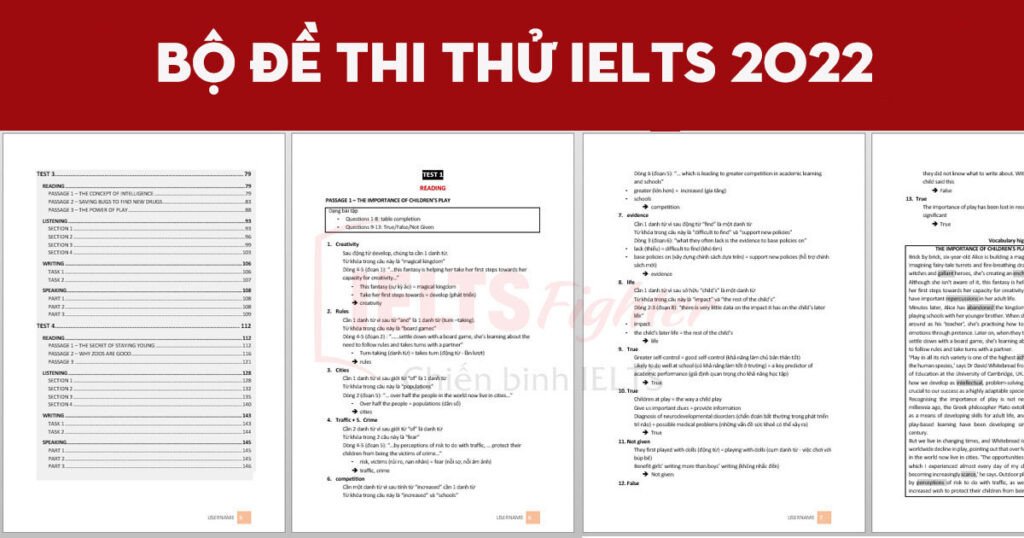 Bộ sách Cambridge Practice Tests - tài liệu ôn thi Reading IELTS đáng tin cậy