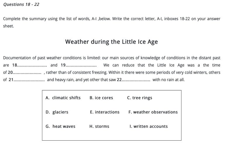 Các bước làm Completing Sentences trong IELTS Reading