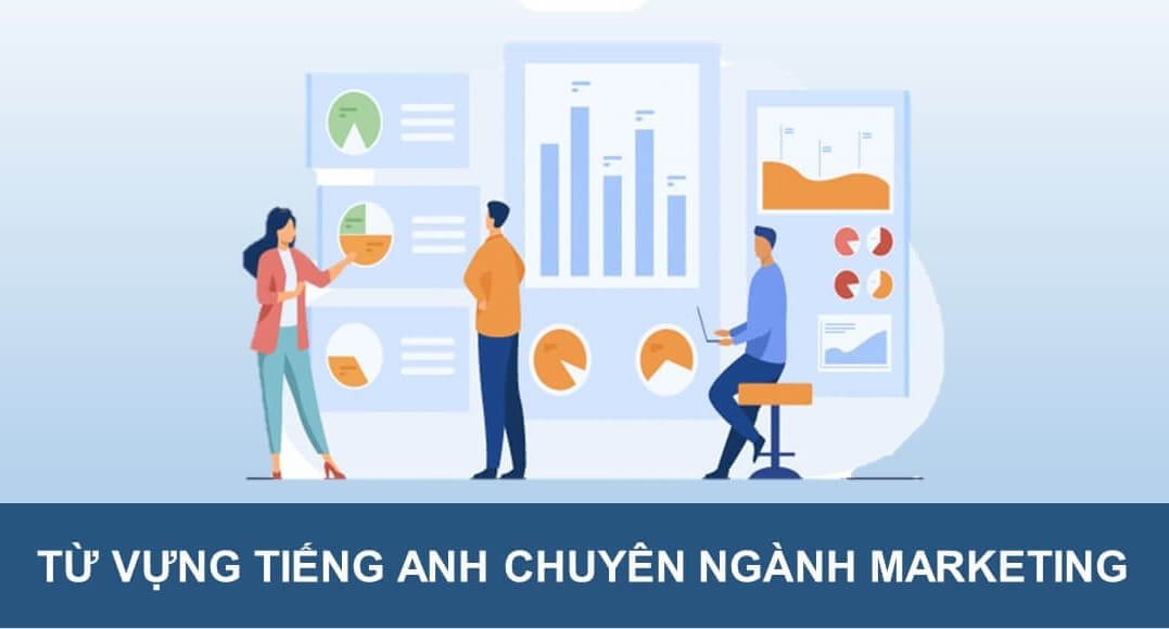 Chuyên viên Marketing Executive đang làm việc trên máy tính, thể hiện vai trò đòi hỏi kỹ năng tiếng Anh chuyên ngành