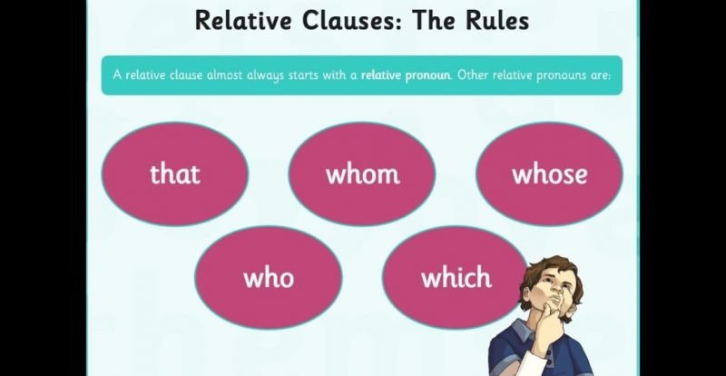 Comma usage rules with relative clauses.