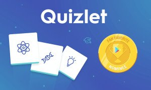 Giao diện nền tảng Quizlet hỗ trợ học từ vựng