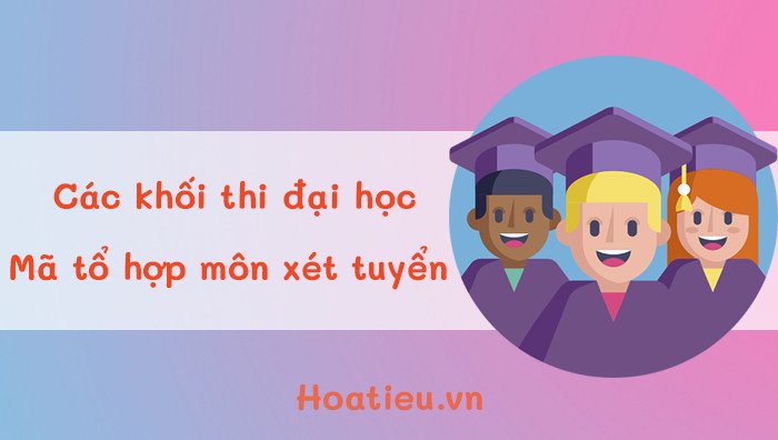 Hình ảnh minh họa các lựa chọn các khối thi đại học và tổ hợp môn xét tuyển cho kỳ thi tốt nghiệp THPT