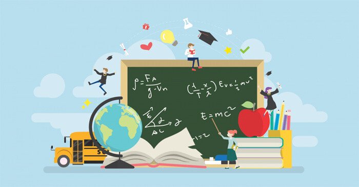 Hình ảnh minh họa học sinh lứa tuổi 12, 13, 14, 15 theo học các cấp độ phù hợp