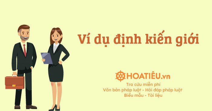 Hình ảnh minh họa sự khác biệt vai trò giới truyền thống trong gia đình