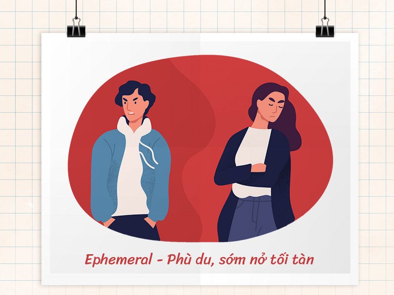 Hoa phù du nở sớm tàn tượng trưng cho sự ngắn ngủi Ephemeral