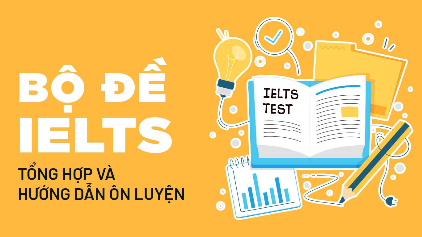Học viên luyện thi IELTS Listening với tài liệu có đáp án