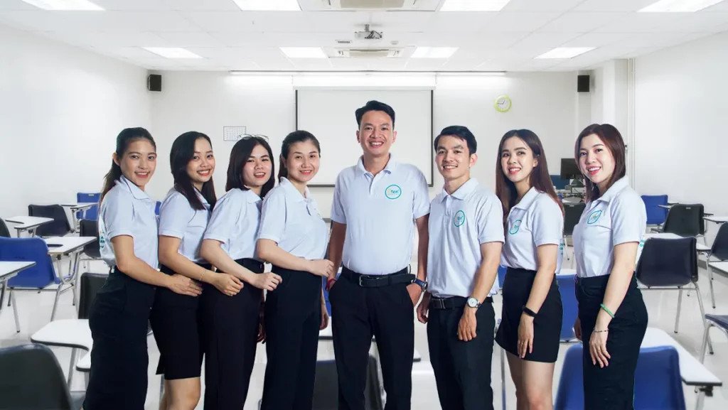 Học viên tương tác trong lớp học luyện thi IELTS tại Aten English TPHCM
