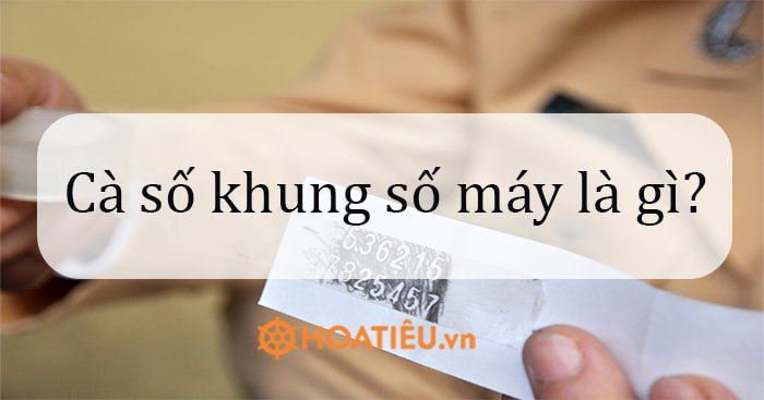 Hướng dẫn tìm vị trí cà số khung số máy trên xe