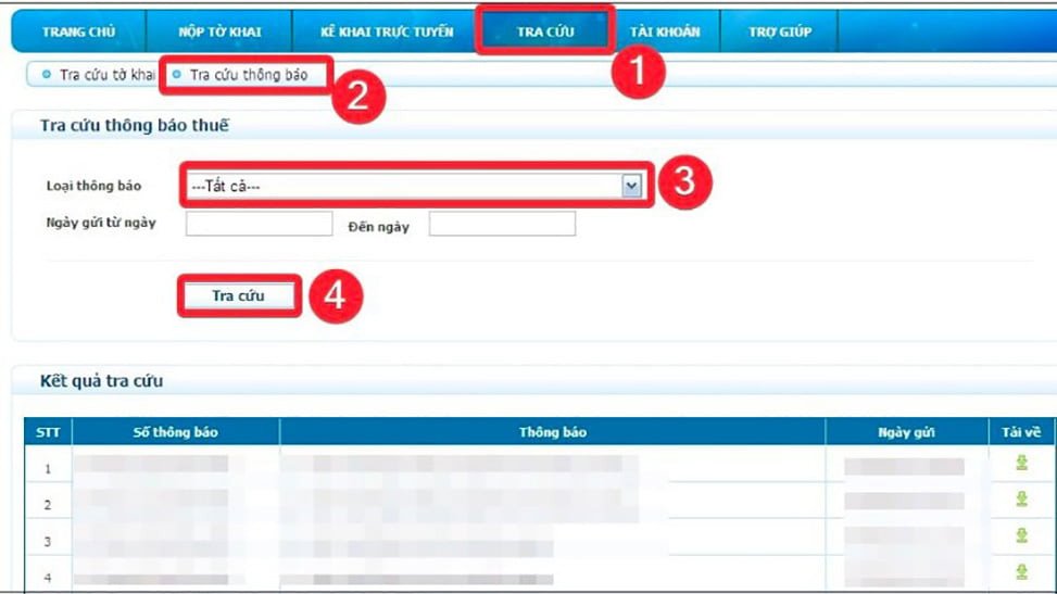 Màn hình hiển thị kết quả tra cứu mã số thuế người phụ thuộc trên phần mềm HTKK