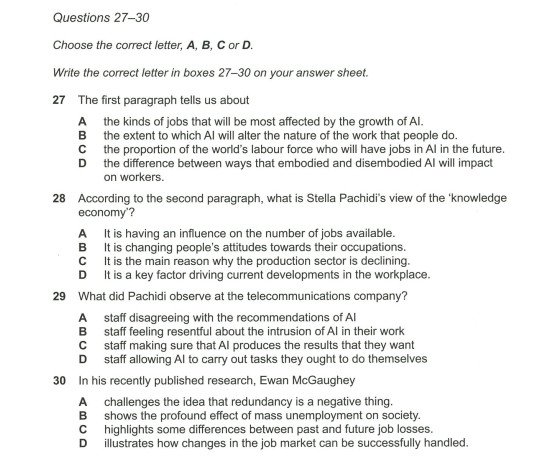 Minh họa các lỗi phổ biến khi làm Multiple Choice IELTS Reading