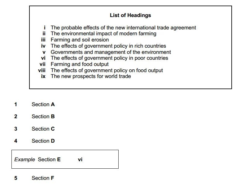 Mô tả lỗi nhầm lẫn tiêu đề Matching Heading trong IELTS Reading