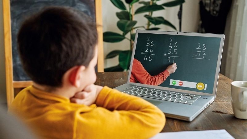 Mô tả ứng dụng học toán Elephant Learning dành cho trẻ em.