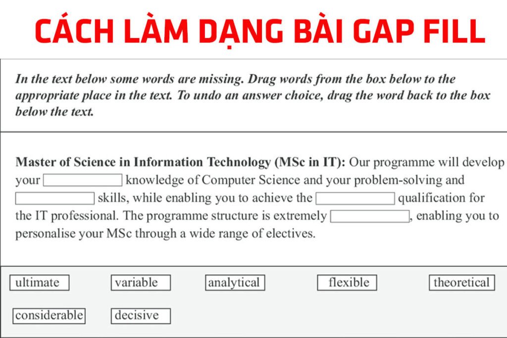 Người đang tập trung làm bài nghe dạng điền từ trong IELTS