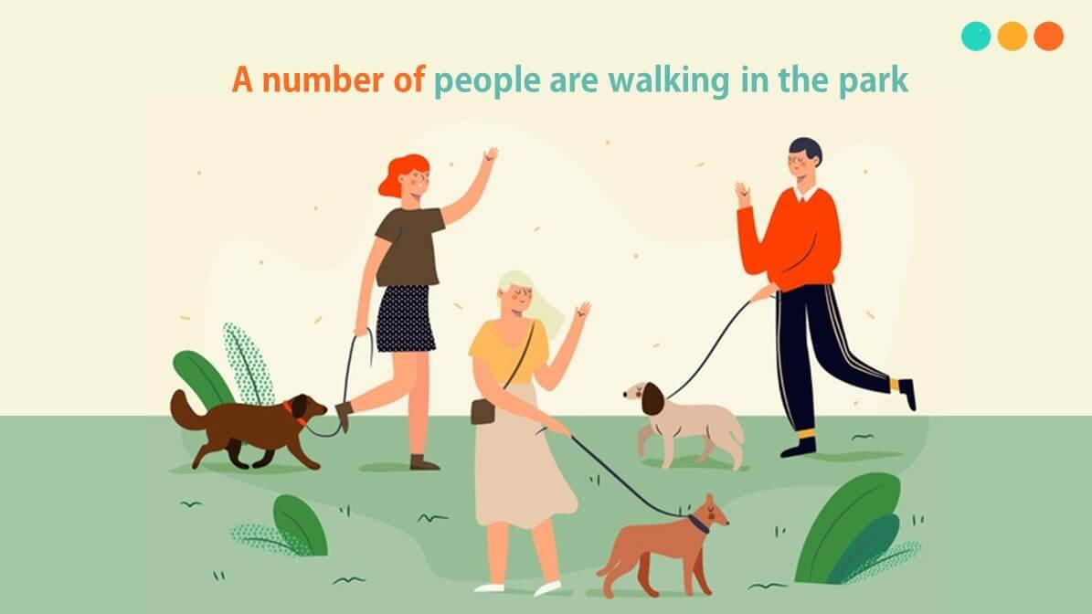Những lưu ý khi sử dụng cấu trúc The Number Of