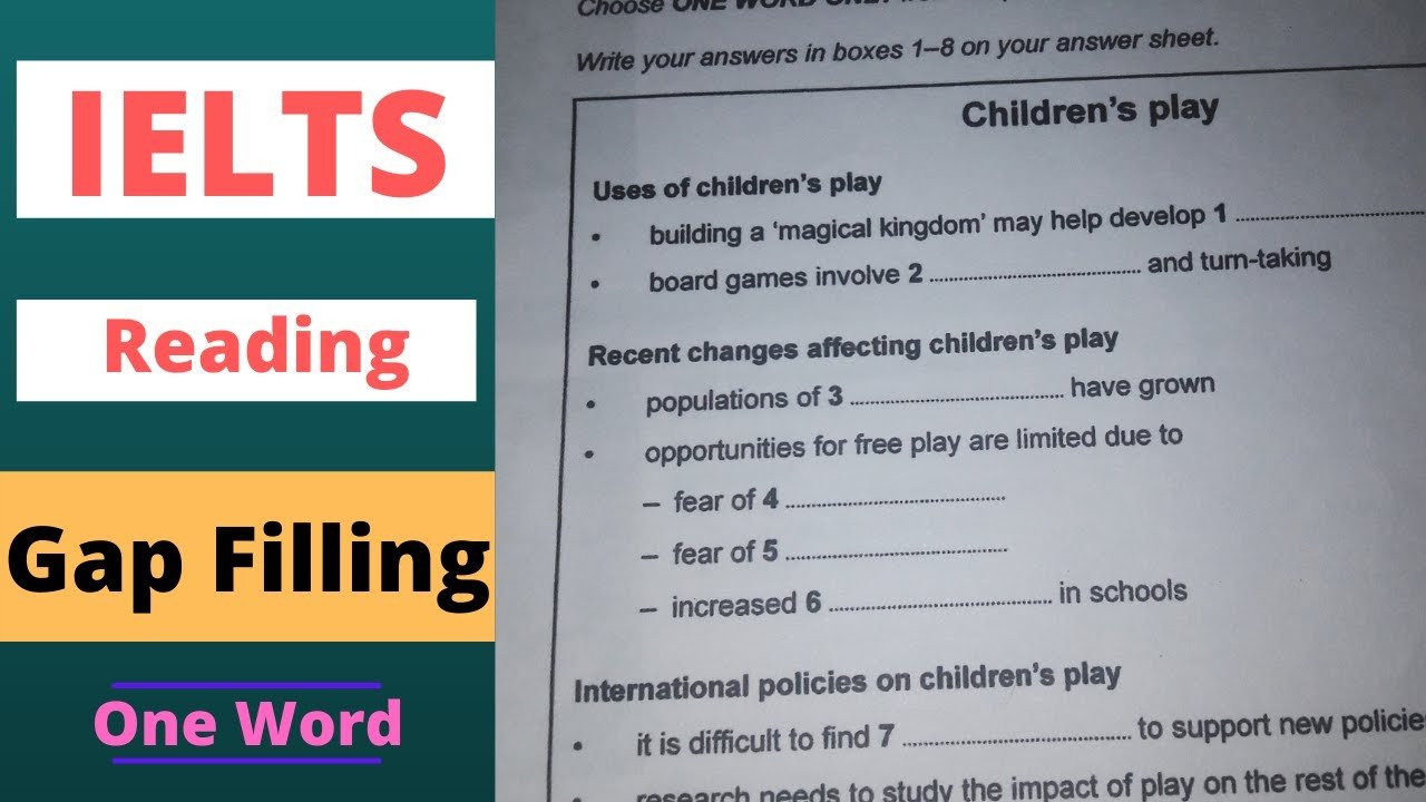 Những lưu ý quan trọng khi làm bài điền từ tóm tắt Reading IELTS