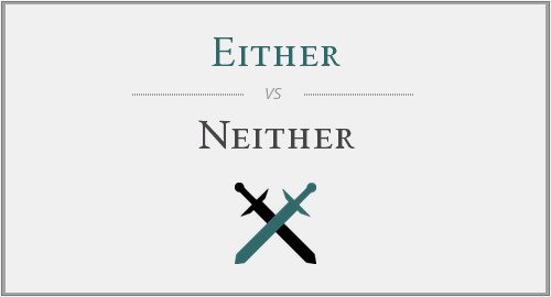 Sơ đồ cấu trúc Either or và Neither nor