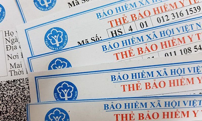 Thẻ bảo hiểm y tế dành cho học sinh.
