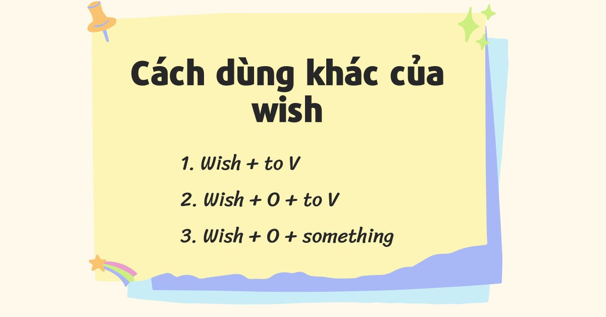 Tìm hiểu thêm các cách dùng khác của từ wish