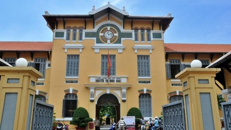 ảnh trường THPT Nguyễn Thị Minh Khai