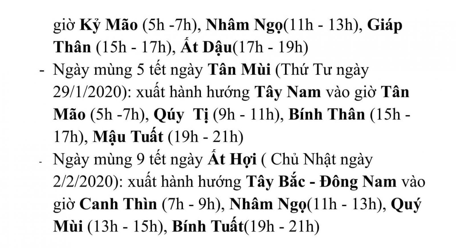 Biểu đồ các tuổi cần tránh khi chọn người xông nhà năm 2020 cho tuổi Đinh Tỵ sinh năm 1977