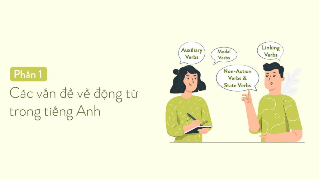 Biểu đồ giải thích state verb là gì trong ngữ pháp tiếng Anh