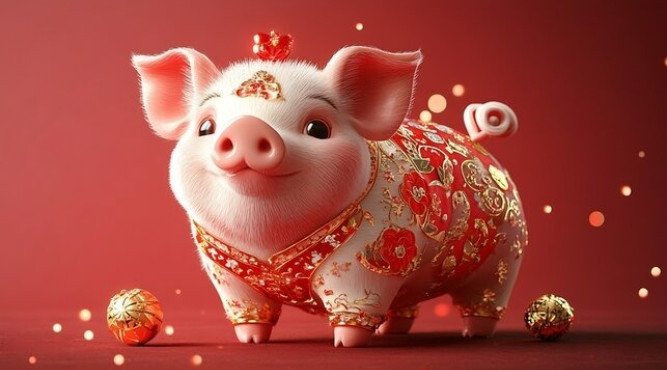 Biểu tượng con heo (tuổi Hợi) trong phong thủy nhà ở