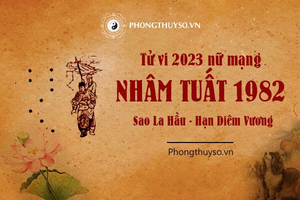 Biểu tượng tử vi tuổi Nhâm Tuất năm 2023 nữ mạng 1982