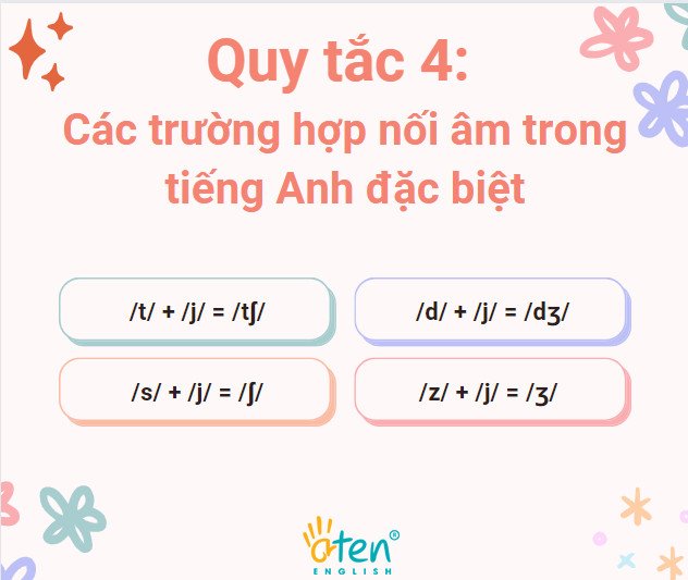 Các trường hợp đặc biệt khi nối âm trong tiếng Anh