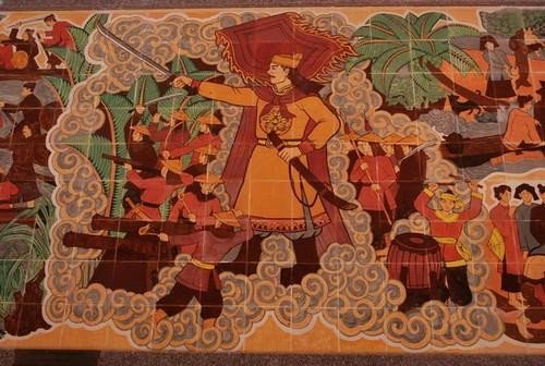 Cảnh chiến trận thời Tây Sơn