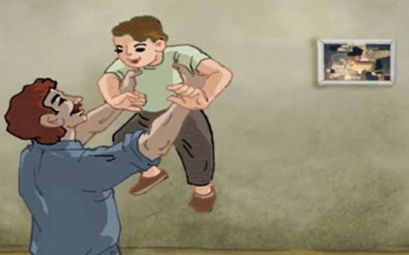 Cậu bé Xi-mông và bác Phi-líp trong tác phẩm Bố của Xi-mông, một trong các tác phẩm văn học lớp 9 cảm động