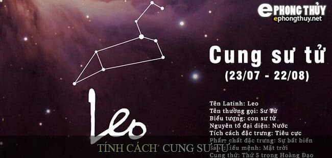 Đặc trưng tính cách của người cung Sư Tử