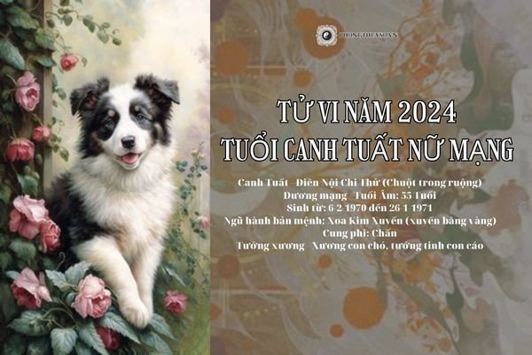 Hình ảnh chung về tử vi nữ Canh Tuất 1970 năm 2024