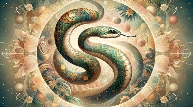 Hình ảnh con rắn tượng trưng cho tuổi Tỵ 1989 trong phong thủy xây nhà