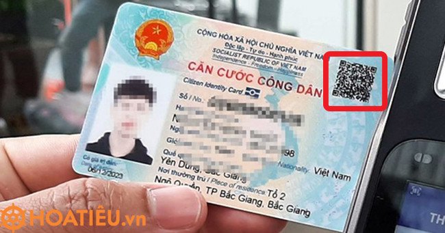 Hình ảnh mã QR trên thẻ căn cước công dân