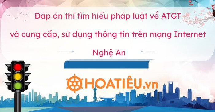 Hình ảnh minh họa cuộc thi tìm hiểu pháp luật về an toàn giao thông và mạng internet tại Nghệ An