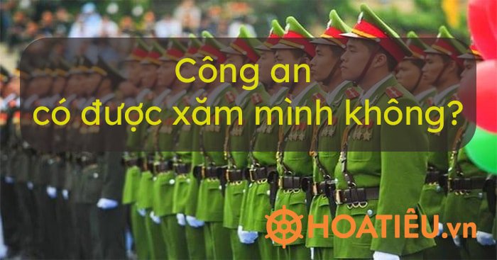 Hình ảnh minh họa quy định về xăm mình đối với ngành Công an