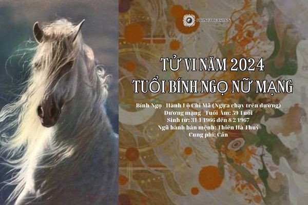 Hình ảnh minh họa vận trình tử vi tuổi Bính Ngọ năm 2024 nữ mạng