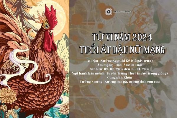 Hình ảnh minh họa về tử vi năm 2024 cho người nữ tuổi Ất Dậu 2005